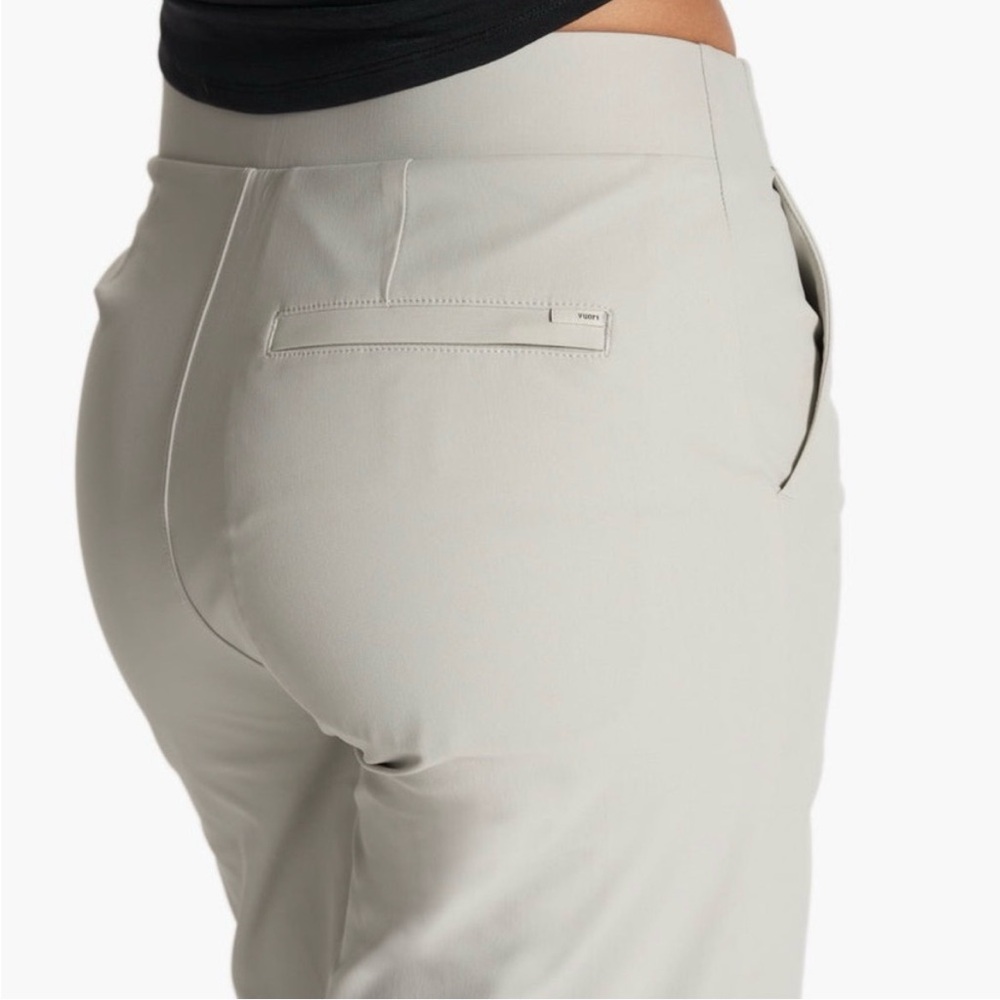 Vuori Women's Cream Wide Leg Pants - Picture 3 of 6